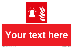 Custom Fire: Fire alarm flashing light